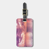 Ocean Sunset Inspiration Gepäckanhänger (Vorderseite vertikal)