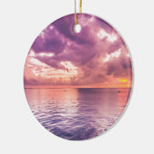 Ocean Sunset Inspiration Keramik Ornament (Links)