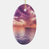 Ocean Sunset Inspiration Keramik Ornament (Rechts)