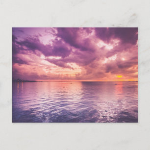 Ocean Sunset Inspiration Postkarte