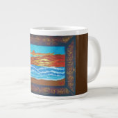 Ocean Sunset Jumbo-Tasse (Vorderseite Rechts)
