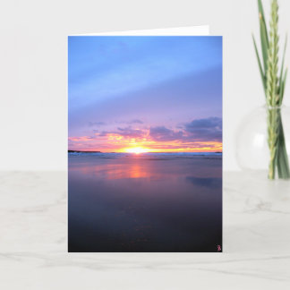 Ocean Sunset Karte