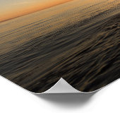 Ocean Sunset Kayak Kanu Inspiration Zitat Poste Poster (Ecke)