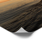 Ocean Sunset Kayak Kanu Inspiration Zitat Poste Poster (Ecke)