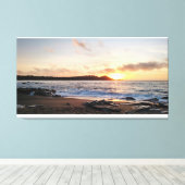 Ocean Sunset Leinwanddruck (Insitu (Holzboden))