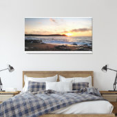 Ocean Sunset Leinwanddruck (Insitu (Schlafzimmer))