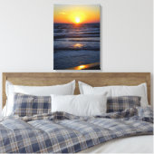 Ocean Sunset Leinwanddruck (Insitu (Schlafzimmer))