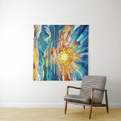 Ocean Sunset Mosaik Art Wandteppich (Beispiel (Horizontal))