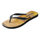 Ocean Sunset Personalisiert Badesandalen (Schrägansicht)