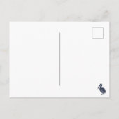 Ocean Sunset Pipe Print Postkarte (Rückseite)