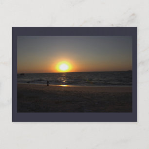 Ocean Sunset Postcard Postkarte