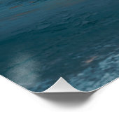 Ocean Sunset Poster (Ecke)
