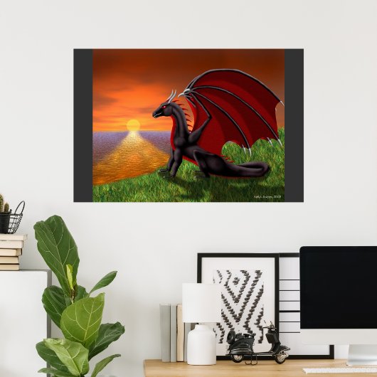 Ocean Sunset Poster (Heimbüro)