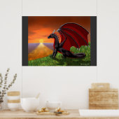 Ocean Sunset Poster (Küche)