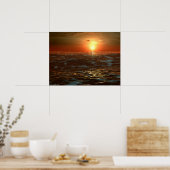Ocean Sunset Poster (Küche)