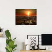 Ocean Sunset Poster (Heimbüro)