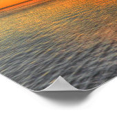 Ocean Sunset Poster (Ecke)
