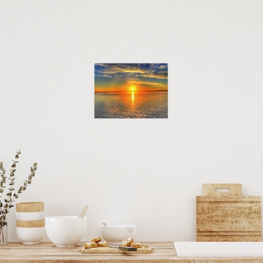 Ocean Sunset Poster (Küche)