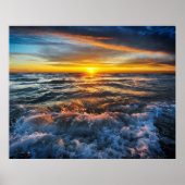 Ocean Sunset Poster (Vorne)