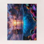 Ocean Sunset Puzzle (Vertikal)