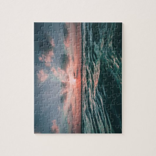 Ocean Sunset Puzzle (Vertikal)