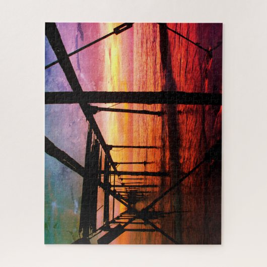 Ocean Sunset Puzzle (Vertikal)