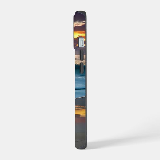Ocean Sunset Reflection Phone Case iPhone 15 Hülle (Linke Seite)