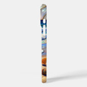 Ocean Sunset Seashell iPhone Case Coastal Art (Rückseite / Links)