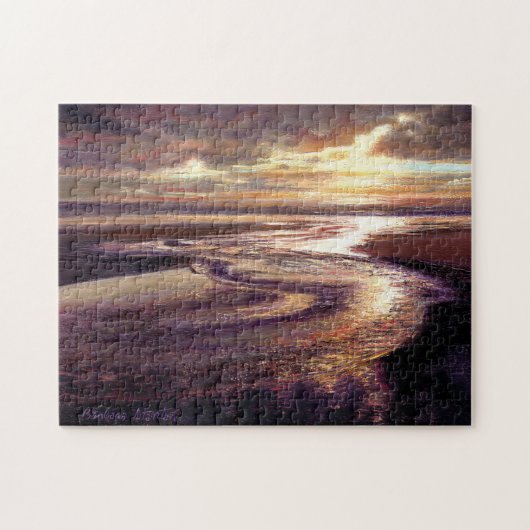 "Ocean Sunset Swirl" Puzzle (Horizontal)