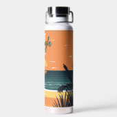 Ocean Sunset Travel Trinkflasche (Rückseite)