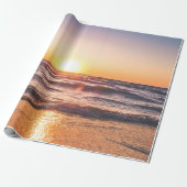 Ocean Sunset Tropical Holiday Geschenkpapier (Ungerollt)