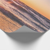 Ocean Sunset Tropical Holiday Geschenkpapier (Ecke)