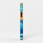 Ocean Sunset Wave Art Case-Mate iPhone Hülle (Hinten/Rechts)