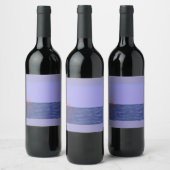 Ocean Sunset Wine Label Weinetikett (Flaschen)