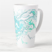 Ocean Swirl I Latte Tasse Cup (Rechte Ecke)