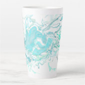 Ocean Swirl I Latte Tasse Cup (Vorderseite)
