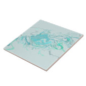 Ocean Swirl II Keramik Tile Fliese (Seite)