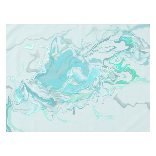 Ocean Swirl II Tischdecke (Vorderseite (Horizontal))