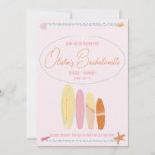 Ocean Theme Bachelorette - Thema San Diego Einladung (Vorderseite)