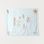 Ocean Theme Bachelorette Wandteppich (Vorderseite (Horizontal))