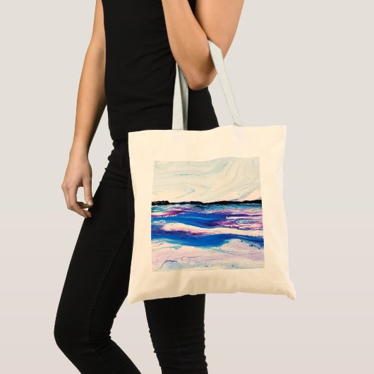 Ocean Theme Design on Tote Tragetasche (Vorderseite (Produkt))