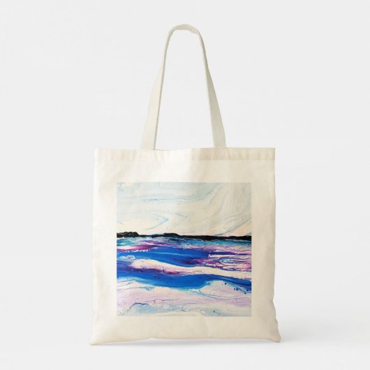 Ocean Theme Design on Tote Tragetasche (Rückseite)