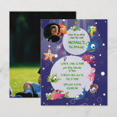 Ocean Theme Kinder zum Geburtstag Party Einladung (Vorne/Hinten)