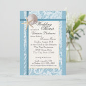 Ocean Theme Polterabend Einladung (Stehend Vorderseite)