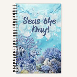 Ocean Theme Spiral Deluxe Notebook Notizblock