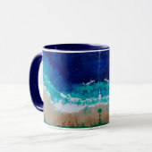Ocean Themed Coffee Tasse Art von JP Denyer Artist (Vorderseite Links)