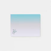 Ocean Themed Minimalistisch Post-it Klebezettel (Vorderseite)