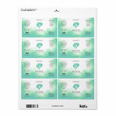 Ocean Themed Sea Moss Gel Labels (Vorne)