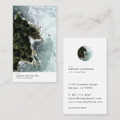 Ocean Tide Moderne Visitenkarte (Vorne/Hinten)