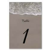 Ocean Tide Tischnummer (Rückseite)